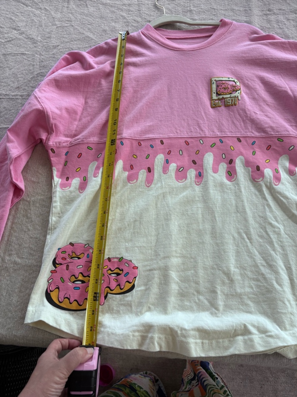 Mickey Mouse Donut Spirit Jersey for Adults Disney Eats Disney world Medium pink - Picture 5 of 8